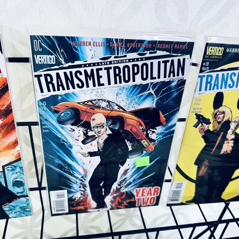 Transmetropolitan 13-19 23 Lot‎ DC Helix Spider Jerusalem 100 Bullets